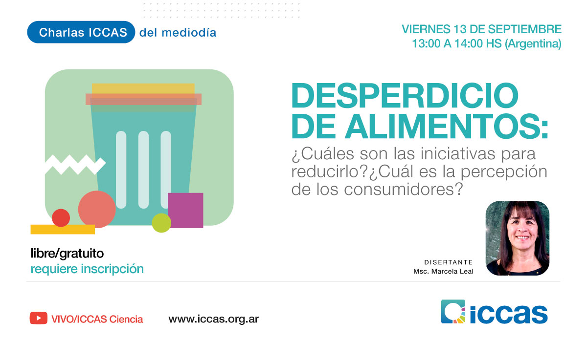 Charla ICCAS del Mediodía: Desperdicio de alimentos