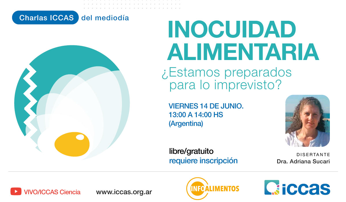 Charla del Mediodía ICCAS - Infoalimentos : Inocuidad alimentaria