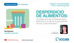 Charla ICCAS del Mediodía: Desperdicio de alimentos